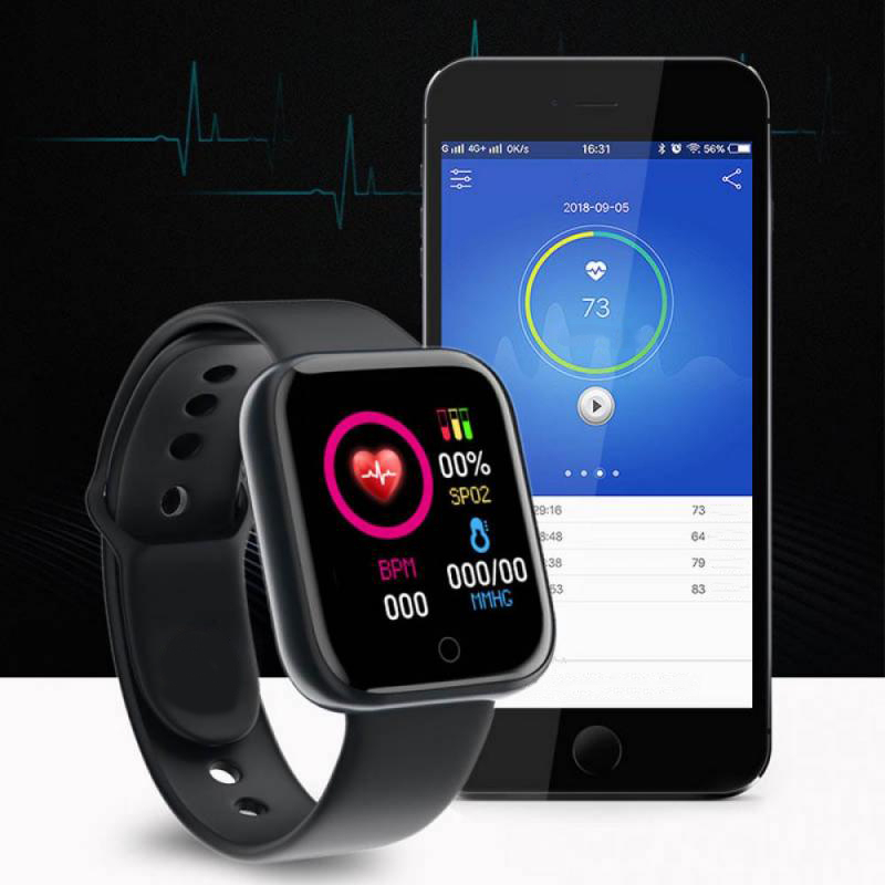الرجال الساعات الذكية شاشة ملو - مراجعة Health Wellness Bracelet وسعره