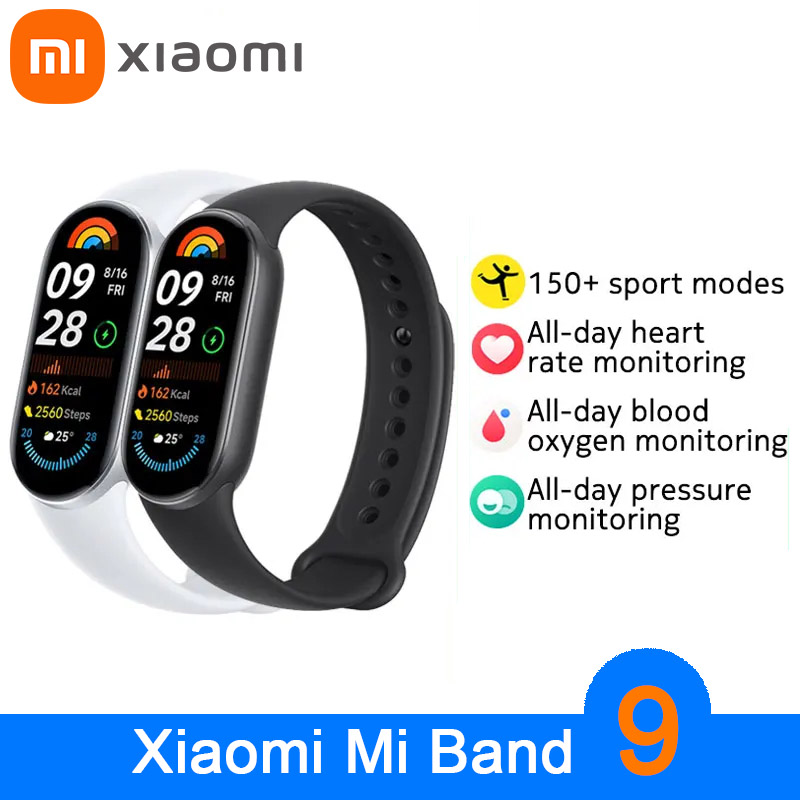 سوار شاومي مي باند 9 الذكي بشا - مراجعة Health Wellness Bracelet وسعره