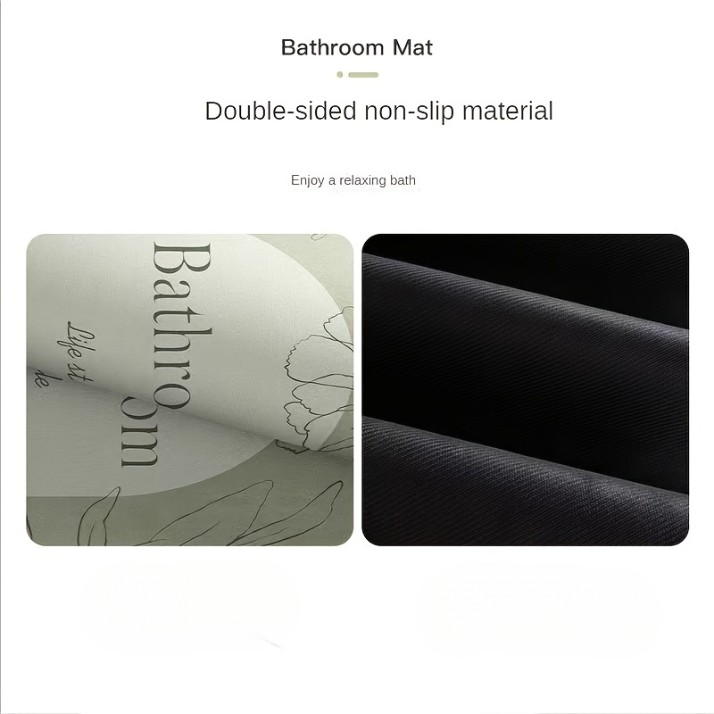 سجادة حمام مربعة بسطح حجري من  - مراجعة Bamboo Bath Mat وسعره